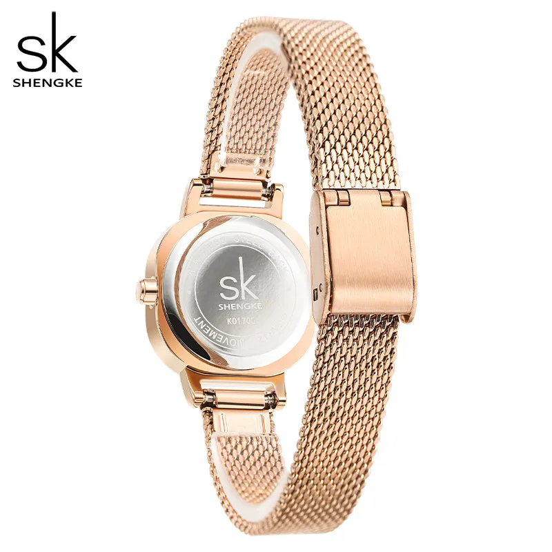 SK Watch and Bracelet Set For Lady