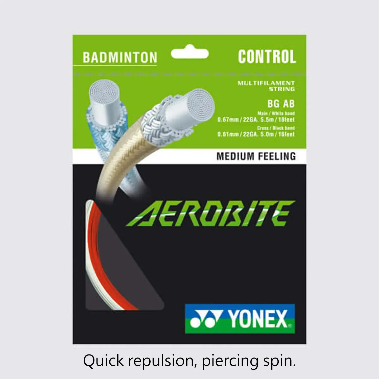 Yonex Aerobite 10m Badminton String (3 Colors)